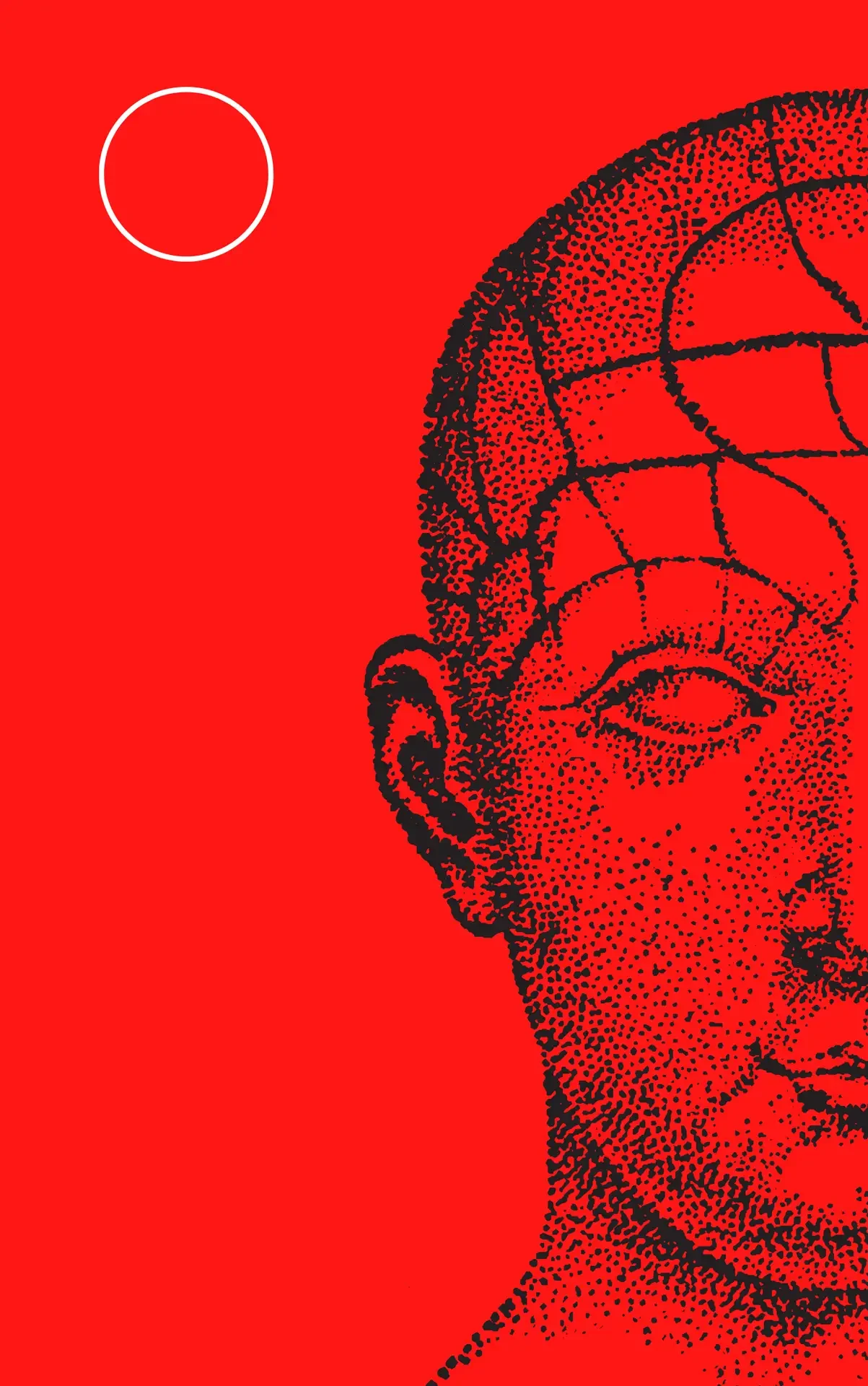 Red Half face